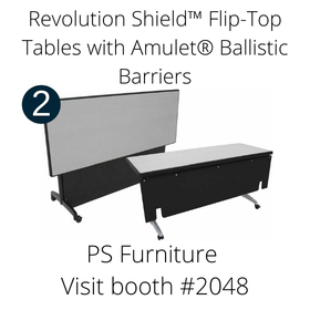 Revolution Shield® Flip-Top Tables 